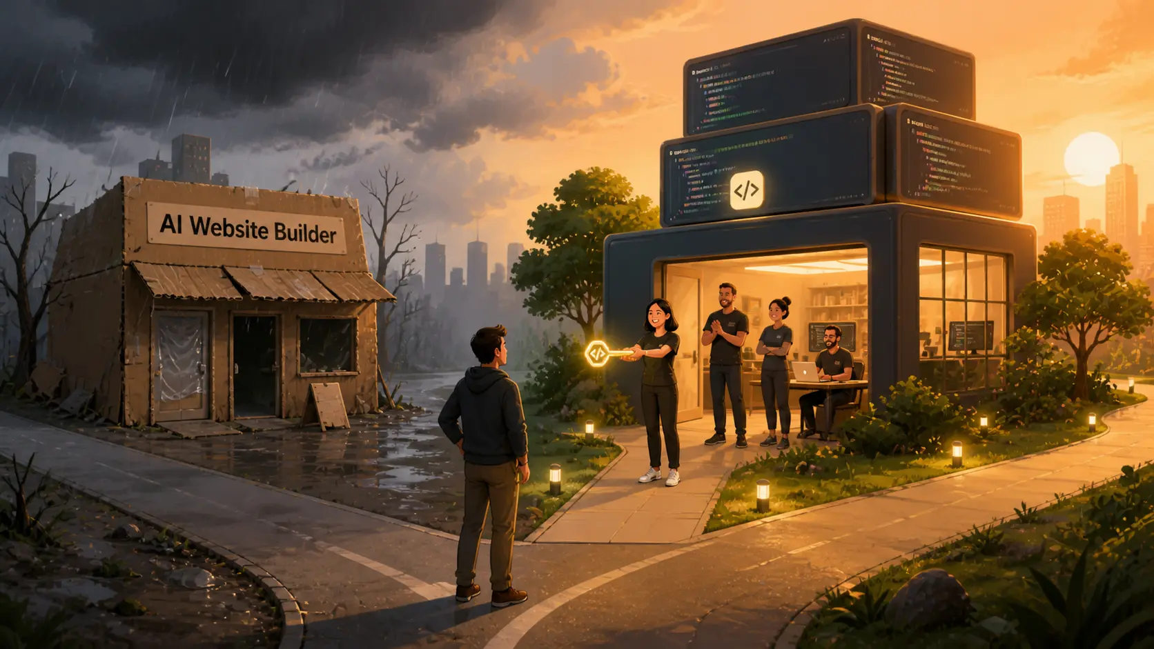 Why You Should Hire Our Studio in 2026 — Not the AI Website Builder, Not an In-House Team
