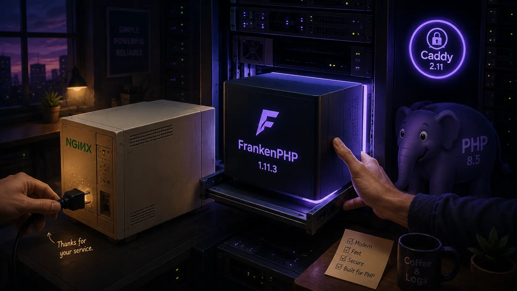 FrankenPHP 1.11.3 Quietly Becomes the Default PHP Runtime — Here's Why Your Next Laravel Project Should Skip Nginx Entirely