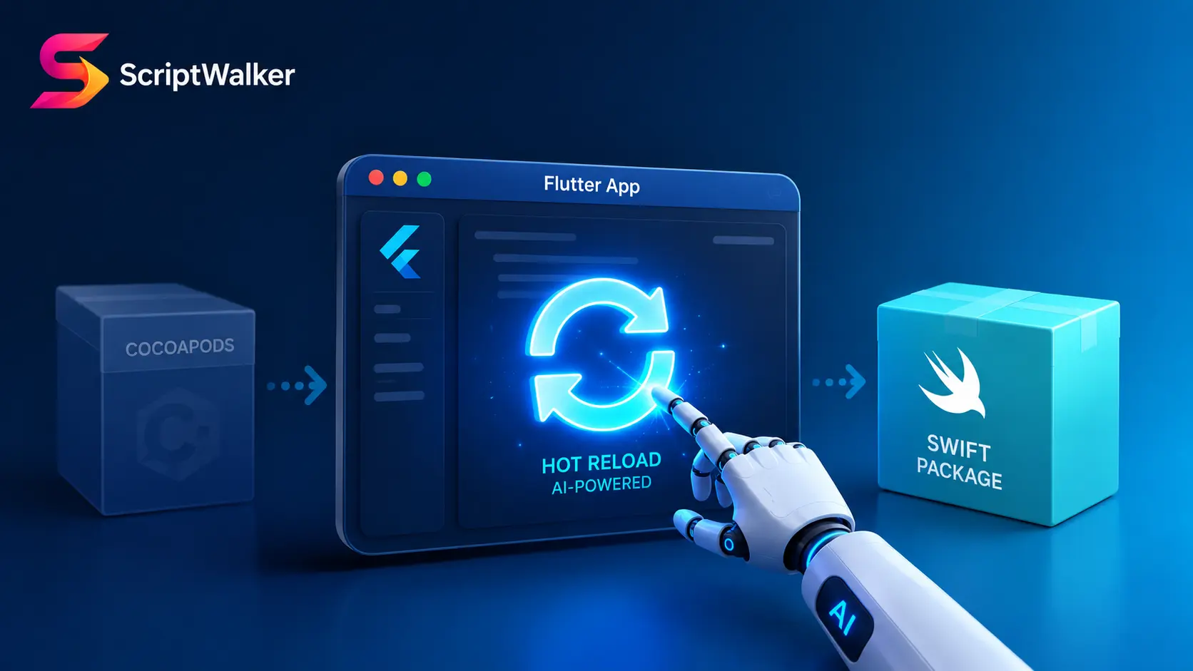 Flutter 3.44 Closes the AI Loop: Agentic Hot Reload Arrives and CocoaPods Finally Bows Out