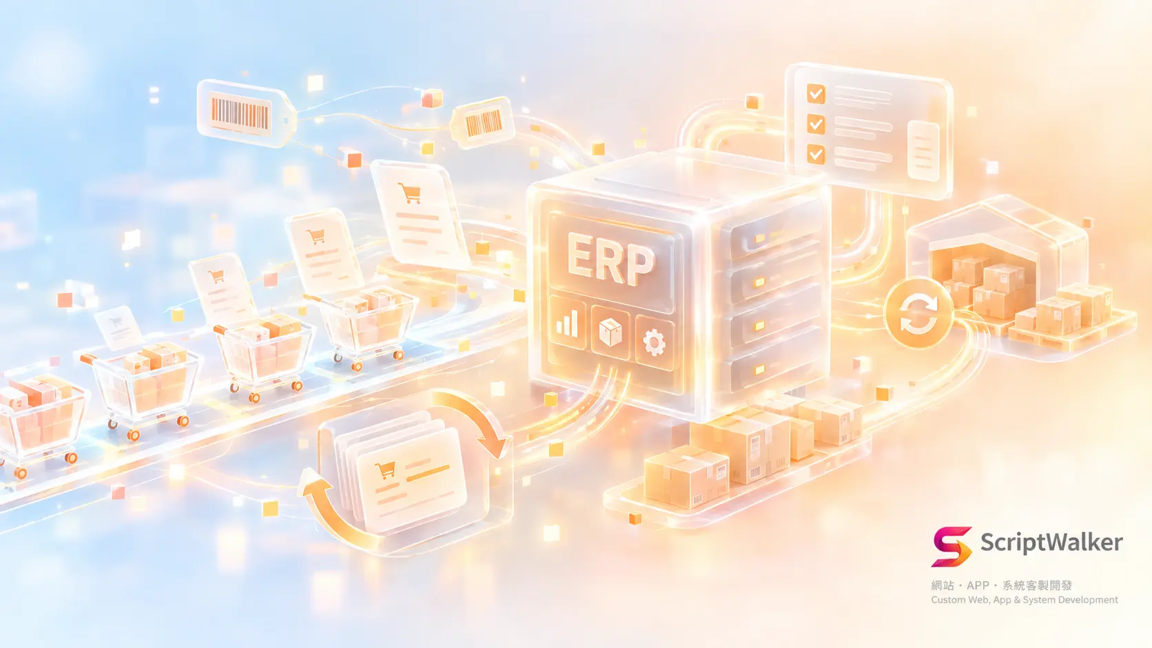 每天手 key 120 張訂單、月底對帳 3 天：官網訂單自動拋轉 ERP 怎麼做？從主檔對應到錯誤佇列與重送的完整規劃