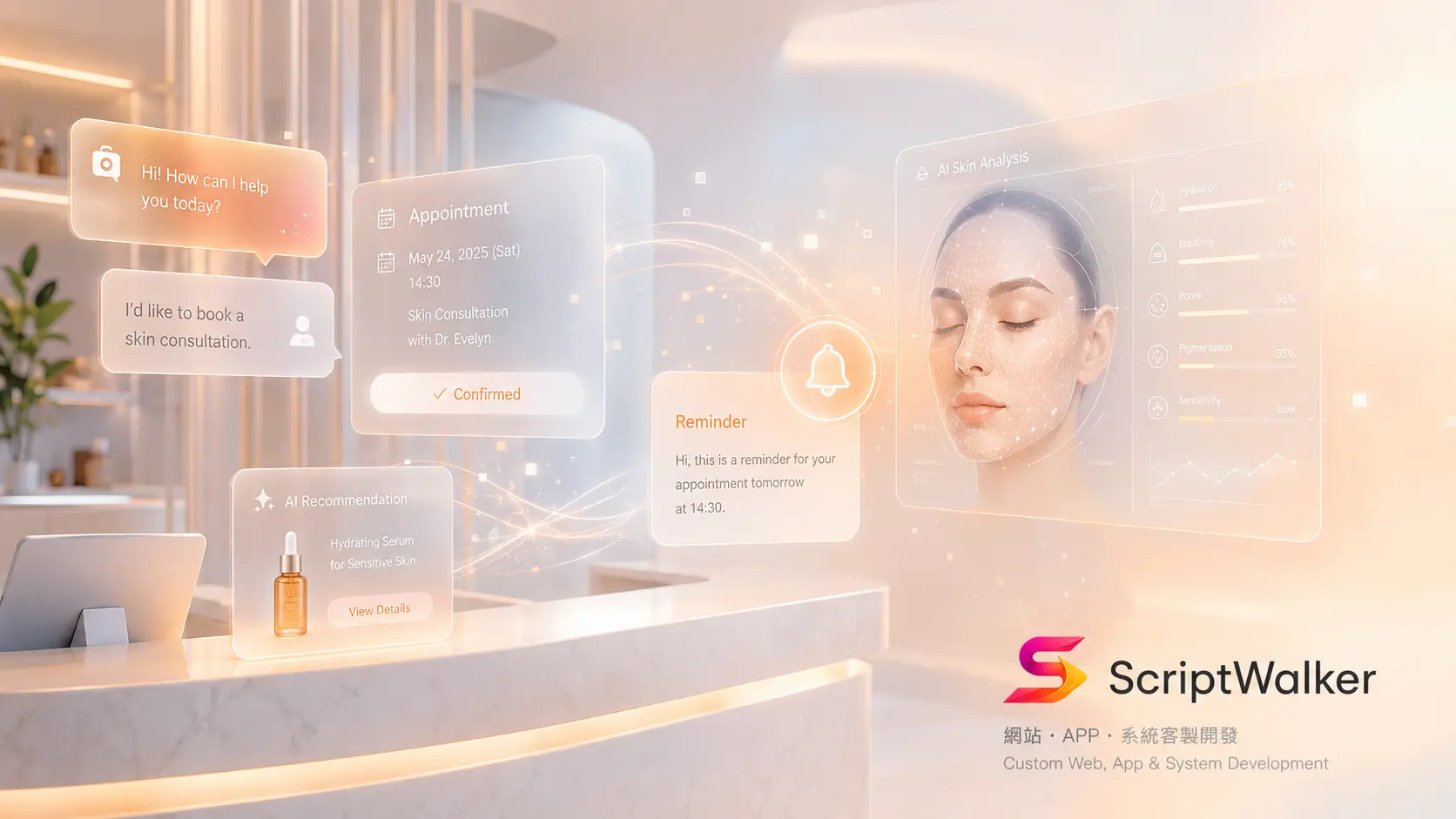 AI in the Medical-Aesthetics Clinic: LINE Auto-Replies, No-Show Reminders, Post-Treatment Follow-Up — and the 4-to-12-Month Payback Order