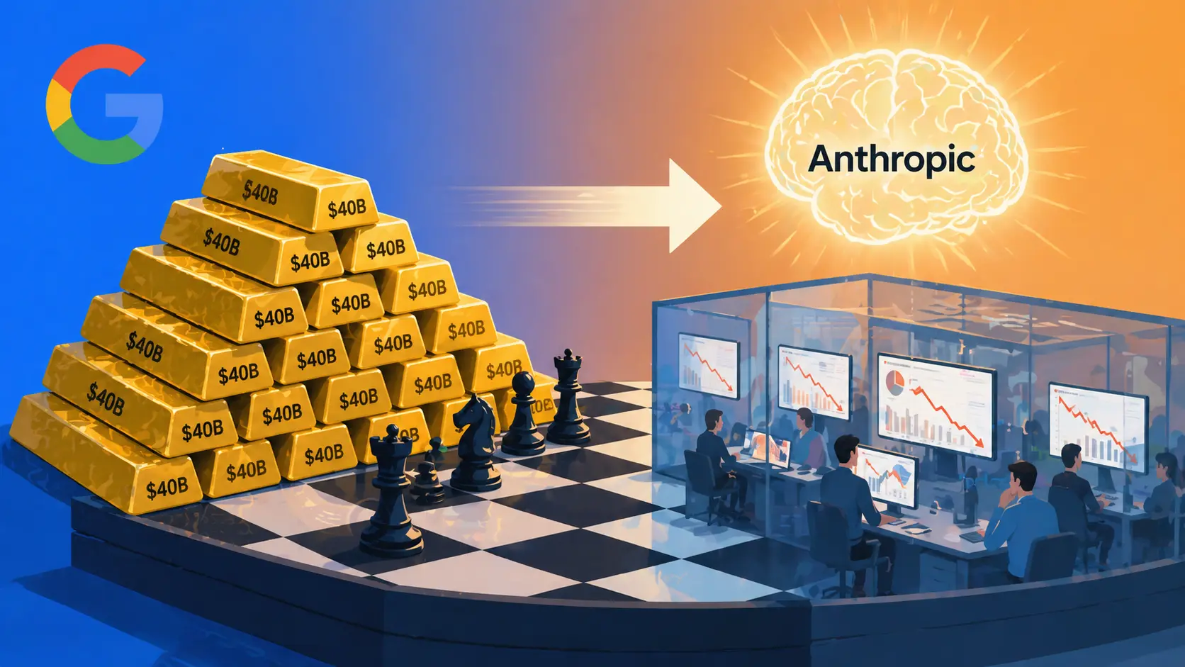 Google Just Committed Up to $40 Billion to Anthropic — While 71% of Enterprises Still Can't Find ROI From AI