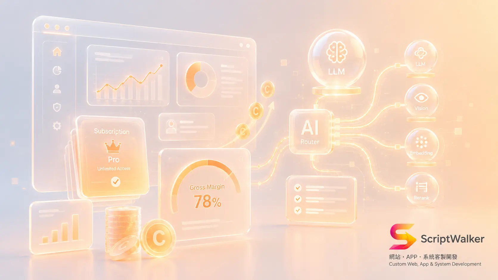 SaaS 的 AI 毛利帳：從 80% 掉到 52% 之後，定價與 Token 成本怎麼重建