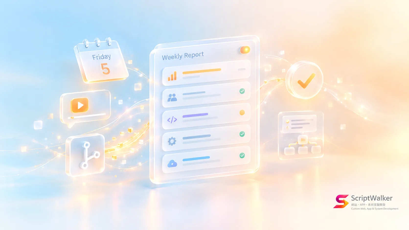 How Do You Keep Track of an Outsourced Project? We Send a Five-Field Progress Report Every Friday: 10 Minutes to Read, With Staging Links and a 3-Minute Video, Surfacing Delay Risks About 2 Weeks Earlier